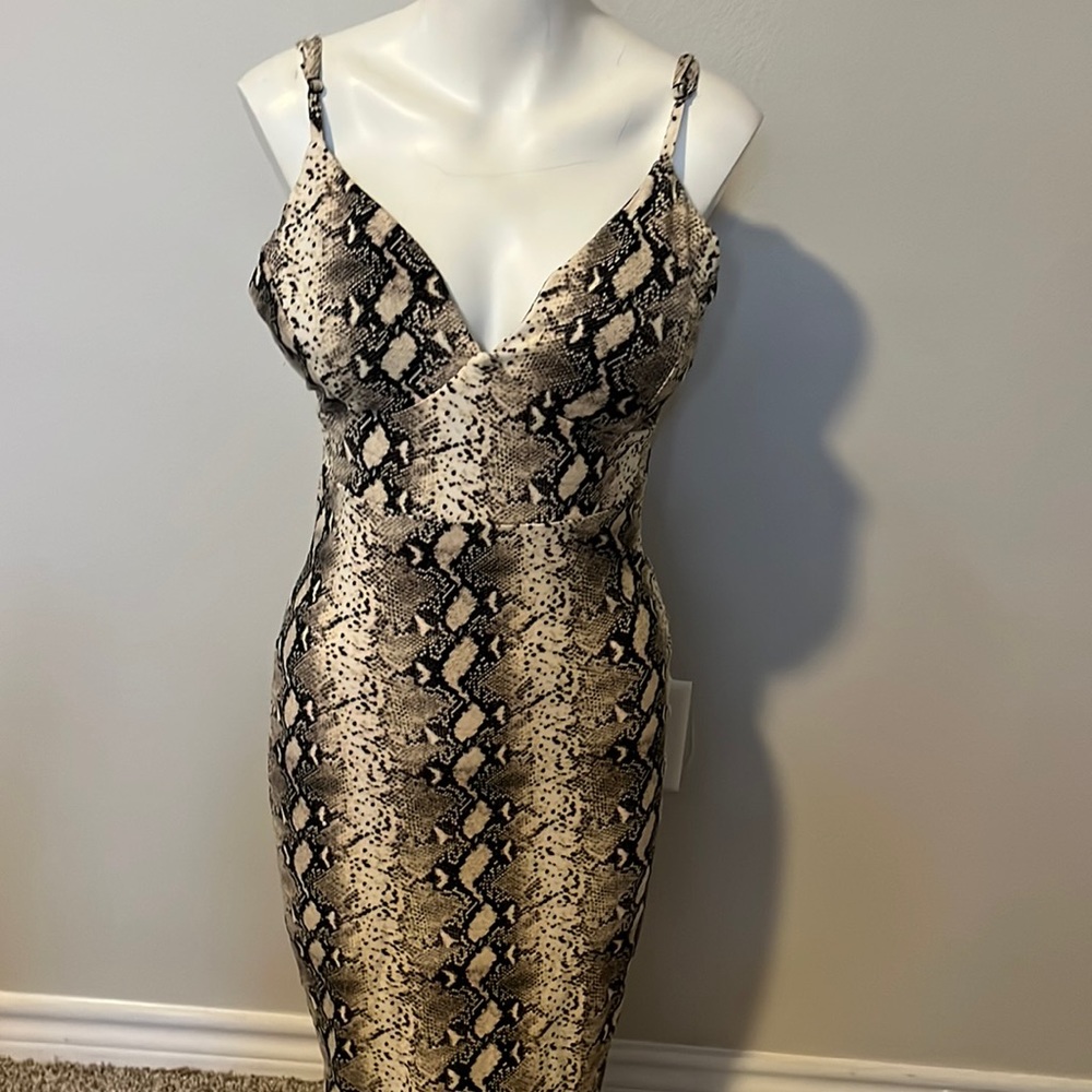 J for Justify women’s snake skin dress size M